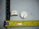 Off White amplifier cupcake knob fender barrel 6mm vintage style set screw amp