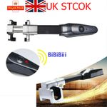 UK 1X Auto Universal Security Steering Wheel Lock Anti-Theft Alarm Bi-BI Lock