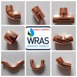 15MM END FEED FITTINGS COPPER PIPE/TUBE/WATER/PLUMBING/GAS/DIY/NEW 6MM-22MM