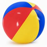 Giant Inflatable Beach Ball - Quick Inflate PVC-Free Pool Toy for Adults & Kids