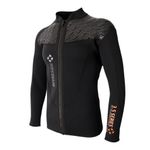 Men's 3mm Wetsuit Jacket Long Sleeve Warm Neoprene Wetsuits Top Surfing Suit