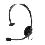 Xbox 360 official Microsoft black wired headset microphone adjustable boom