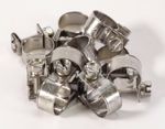 Mini Hose Clips 304 Stainless Steel Hose Pipe Fuel Clamps Petrol Diesel Line