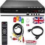 Multi Region Free 1080p VCD CD DVD Player with Remote Control & HDMI/AV Cable