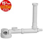 Wirquin Espace 1.5 or 2 Bowl Kitchen Sink Waste Pipe Kit Space Saving