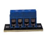 Black Power Distribution Board for DC, DCC and AC Wiring 4 way connector