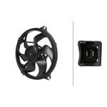 Radiator Fan 8EW366420-551 Hella Cooling 1253C8