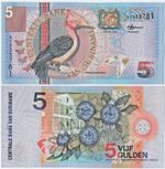 Suriname 5 Gulden 2000 UNC P146 Banknote