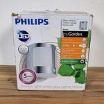 Philips Parrot 3.5W Outdoor Wall Light With PIR Inox Silver - Warm White - NEW