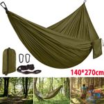 2 Person Double Camping Hammock Chair Bed Outdoor Garden Hanging Swing Sleeping！