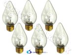 HENNY PENNY CHICKEN DISPLAY CLEAR LIGHT BULB HIGH TEMP SILICONE COATED PTFE X 6
