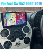 For Ford Ka Mk2 2009-2016 Apple CarPlay Android Auto Stereo Reverse Camera Kit
