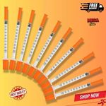 10 Pack 1ml with Needle Individually Wrapped Dispensing Measuring Tool