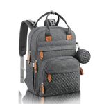 Baby Diaper Changing Bag Mummy Nappy Backpack Hospital Bag with Changing Mat