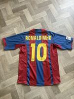 Barcelona 04/05  Home Shirt RONALDINHO 10 Nike Total 90 Jersey Size M Genuine