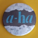 a-ha 1980s Music 25mm Tin Pin Badge.  EB9-7