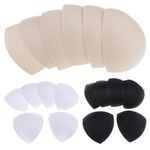 3   Pairs   Foam   Bra   Pad   Triangle   Sewing   in   Padded   Removable   Bra