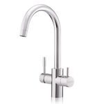 Doulton 3 Way Mixer Kitchen Tap | Chrome Finish | For Under Sink Systems | NEW