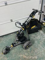 PowaKaddy C2 Compact Electric Golf Trolley Folding + Travel Bag - Fully Working