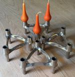 Nagel design, BMF Combi Leuchter  Modular Candle holder, original mid-Century x4
