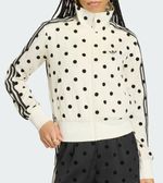 ADIDAS ORIGINALS POLKA DOT SATIN TRACKTOP OFF WHITE BNWT  UK S,M,L  LAST 3