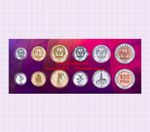 RWANDA KMS. 2003-2007 UNC 6 Coins #6395#❇️❇️