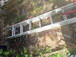Abru Starmaster DIY double extension ladder.measures approximately 3.13m To