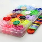 10 x 20mm Round Resin Buttons 4-Holes Various Colours Flat Back Coats Crafts