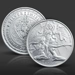 2026 - 1 oz .999 Fine Silver Round Silver Shield Trivium Girls Silver Shield BU