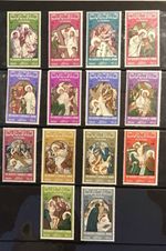 Jordan 1966 Via Dolorosa 14 Stamps Mint  Hinged JD