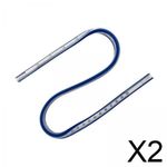 2 Flexible Curve Ruler Bendable Measurement Tool for 50cm