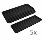 5 X VALUE GROW BAG TRAY TOUGH RIDGID DRIP 1M GRAVEL GROWING WATERING TRAY 