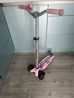 Maxi Micro Scooter Deluxe Pro Pink 3 Wheel Kids Scooter Adjustable Fat wheels