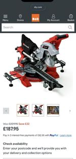 Einhell Sliding Mitre s a w 216mm 1800W Dual Bevel TE-SM 8 L Dual 