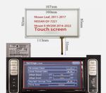 NEW NISSAN LEAF / NV200 2011-2017 REPLACEMENT TOUCH SCREEN QY-7221 DIGITIZER