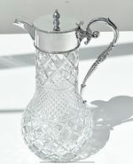 Fabulous Sterling Silver Mounted Claret Jug By Israel Freeman & Son,London 2028g