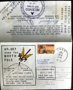 RAF Cover / Canadian Forces - Flown North Pole in Argus, 407 Maritime Squadron