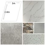 Large 1000mm Wide Shower Panels Bathroom Wet Wall Cladding PVC 10mm Thick