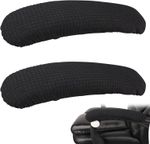 Black Office Chair Arm Covers 2-Pack Elastic Armrest Slipcovers for Computer