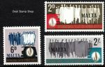 Malta 1968 Human Rights Year SG 399- SG401 Unmounted Mint MNH