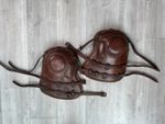 Vintage Polo Knee Guards/Pads Leather