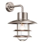 Brand New! FirstLight Austin - Scandi Outdoor Light -Steel  Finish - Fast Post