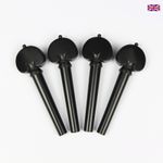 Ebony Cello Peg Set - Heart Model with Ebony Trim