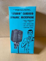 Vintage Realistic 33-989 Studio Cardioid Dynamic Microphone Boxed Japan