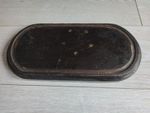 Antique Oval Wooden Base for Glass Dome Early 20th-C French Taxidermy  / clock