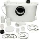 Avox Max Macerator Pump Domestic Sanitary Waste 400W White 4 Inlets Quiet IP54