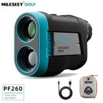 Mileseey Golf Rangefinder with Slope, Flag Pole Locking Vibration Rechargeable 