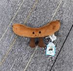 Jellycat sausage hot dog plush doll Tag+ Dust Bag new 1pcs (Toys) 
