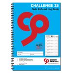 Cherry Challenge 25 Sale / Alcohol Refusal Log Book A4 50page 120gsm Spiralbound