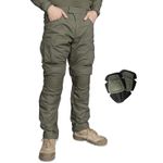 IDOGEAR Combat UFS Pants Tactical Pants w/ Knee Pads Camo Trousers Airsoft Camo